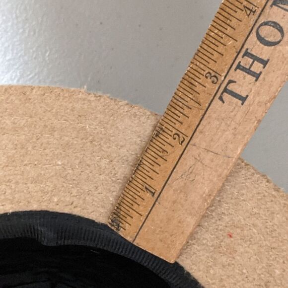 Toffee Apple tweed like fedora hat side flower OS - Picture 6 of 12